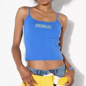 Wild Fable Blue Camisole with Graphic Print